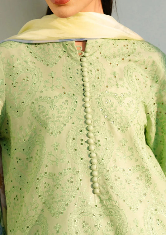 Chikenkari Embroidered lawn Three Piece COCO-51