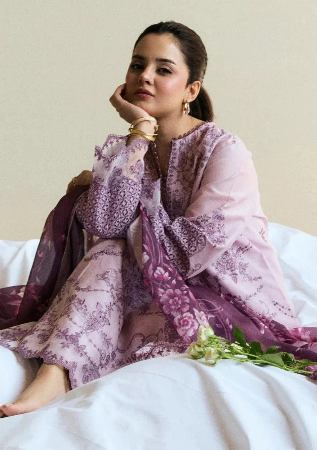 Eid Collection COCO-157 Dhanak Embroidered 3Pc Wt