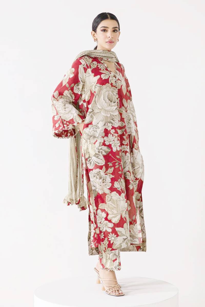 Charizma Linen Printed 2PC (D-503)