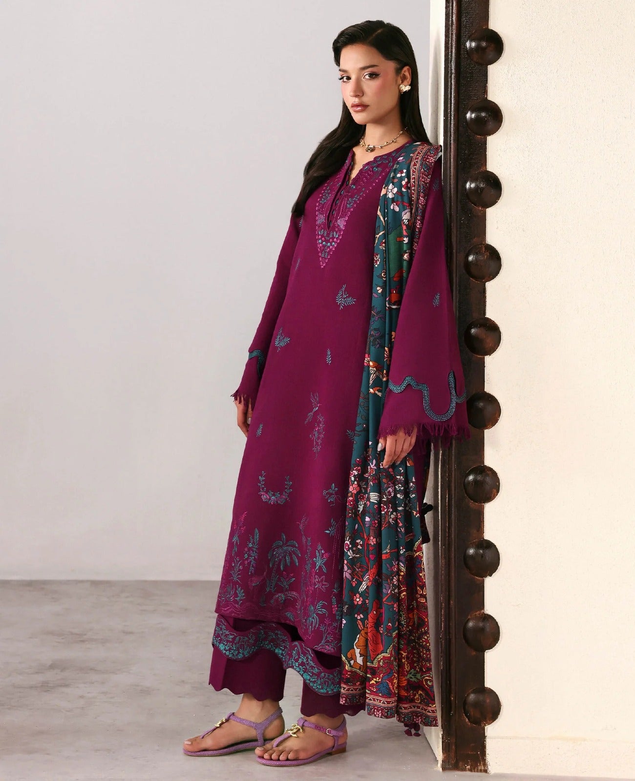 Rivaj Lawn Collection Embroidered lawn Three Piece D-267