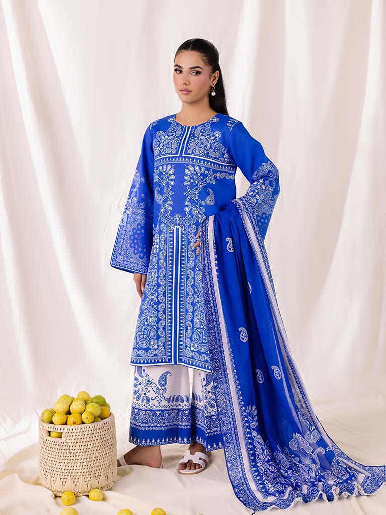 COCO BY ZARA SHAHJAHAN Printed three piece suit 1