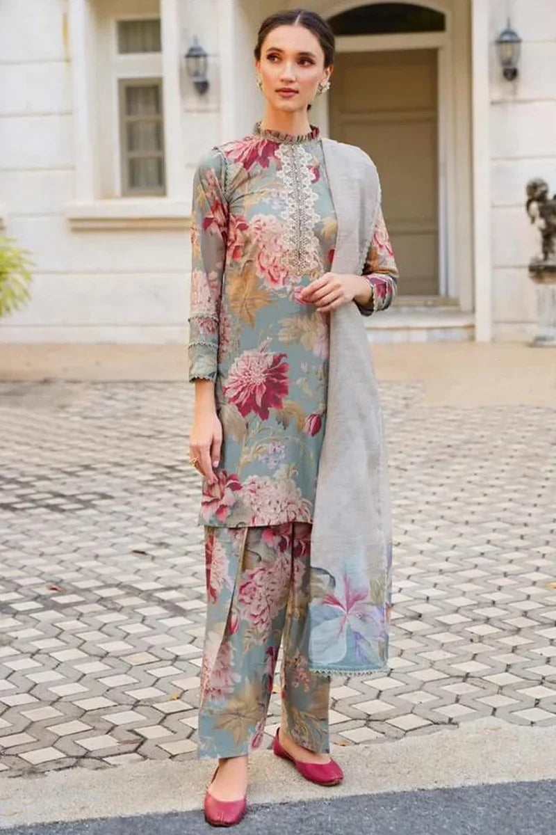 Baroque D-243 Printed three piece ( winter )
