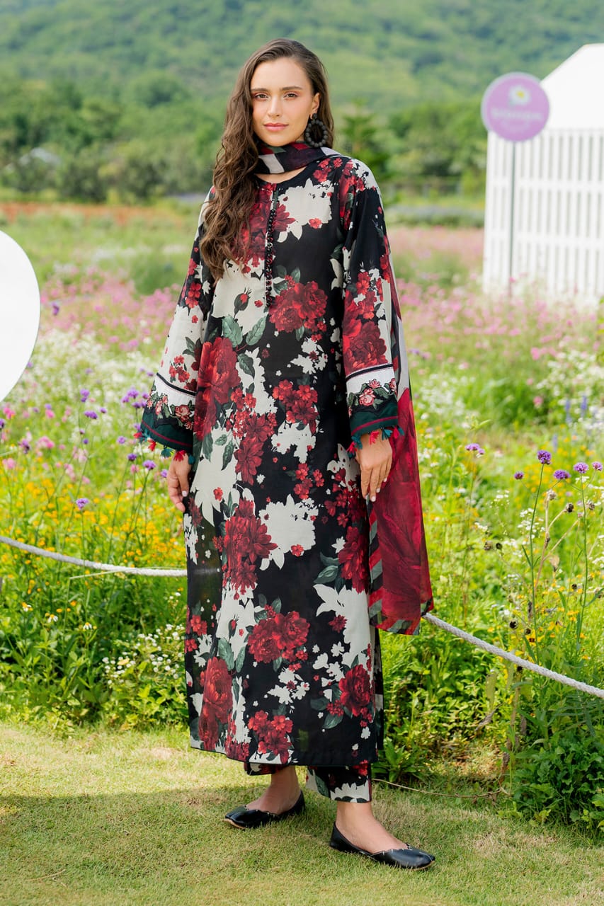 Baroque D-270 Printed three piece suit