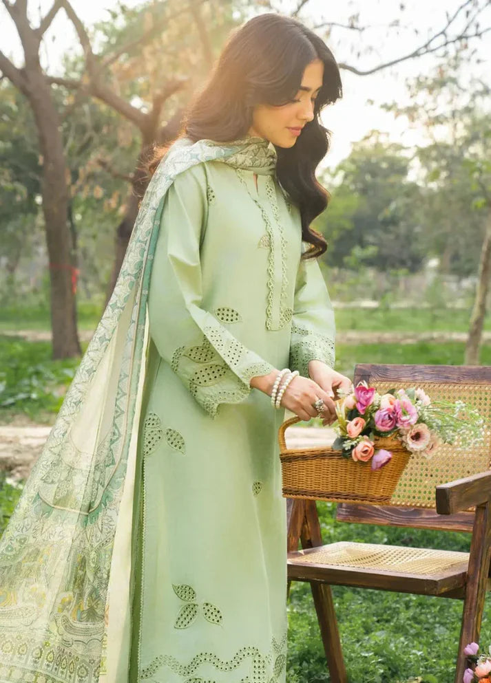 Eid Collection PR-147 Lawn Embroidered 3Pc