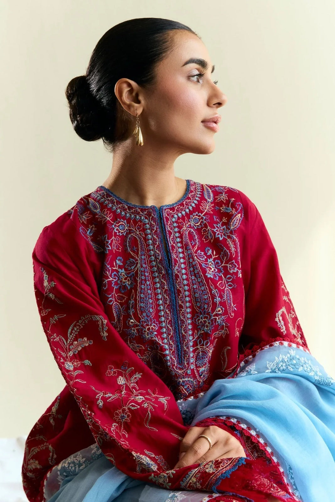 EID Collection COCO Embroidered lawn Three Piece D-2111