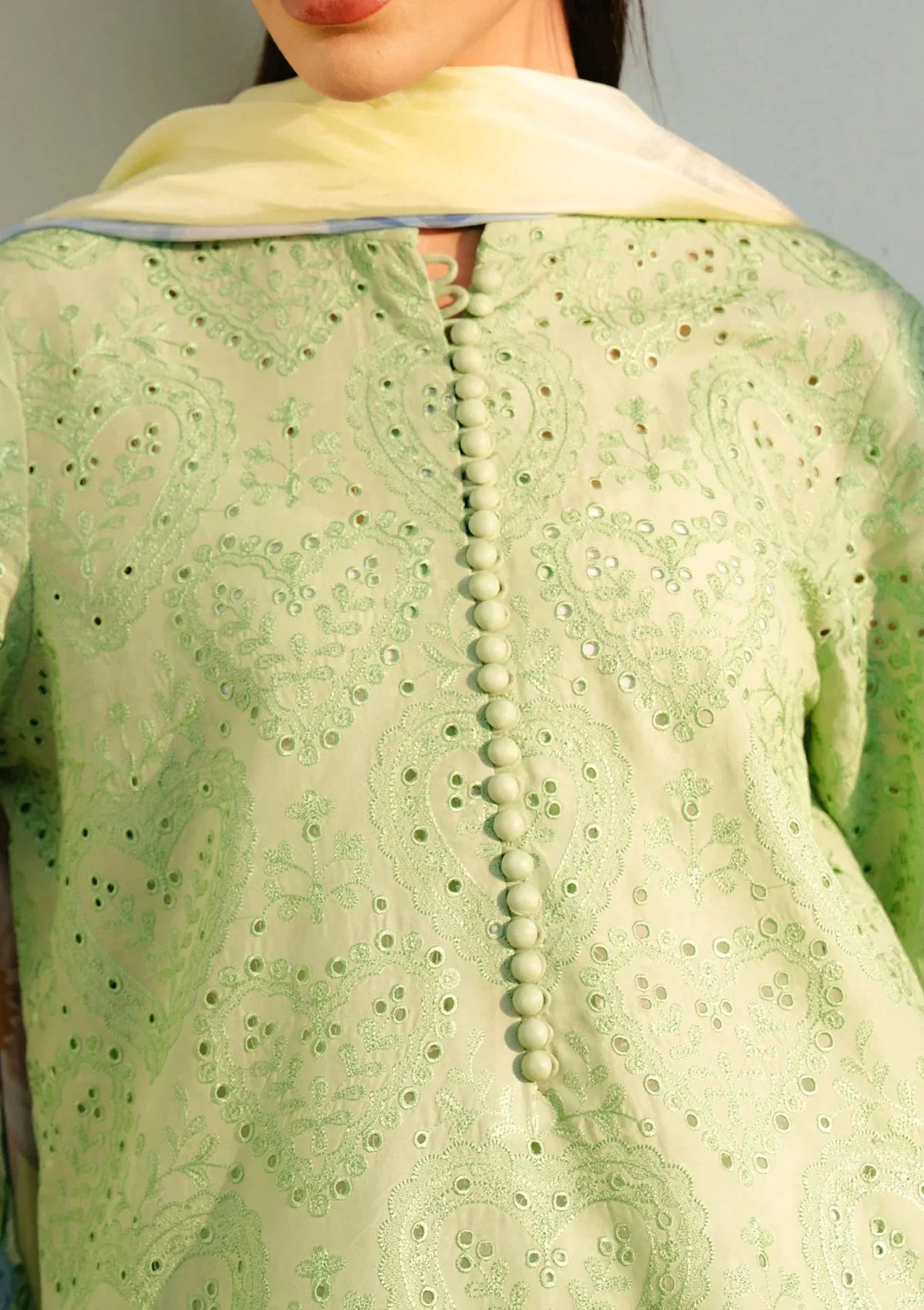 Chikenkari Embroidered lawn Three Piece COCO-51