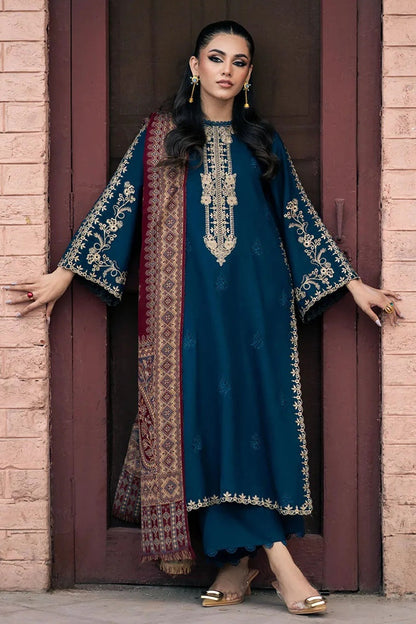 Rivaj Embroidered Dhanak Three Piece COCO-145