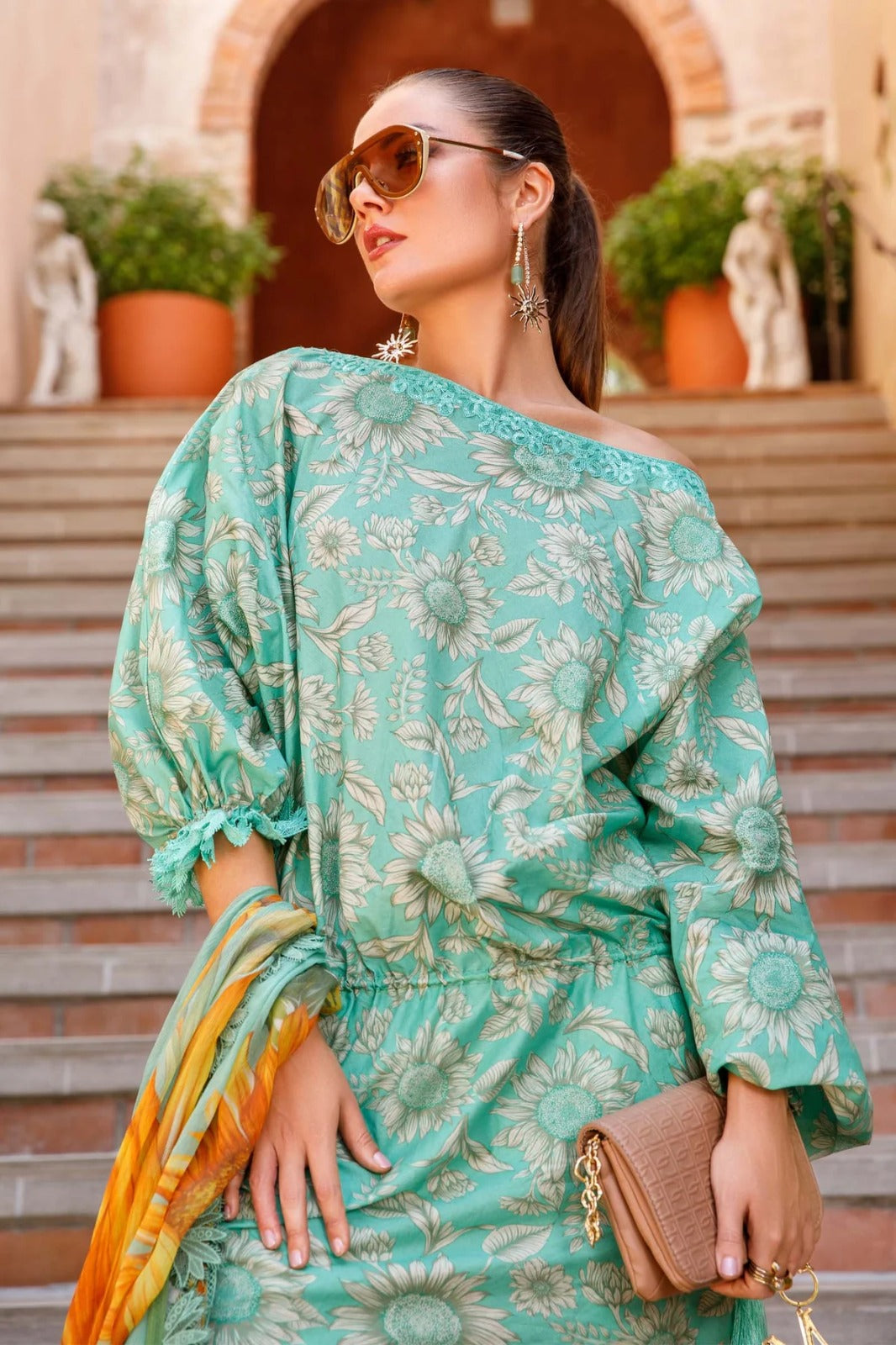 M-Print 05 Lawn Digital Printed Three Piece