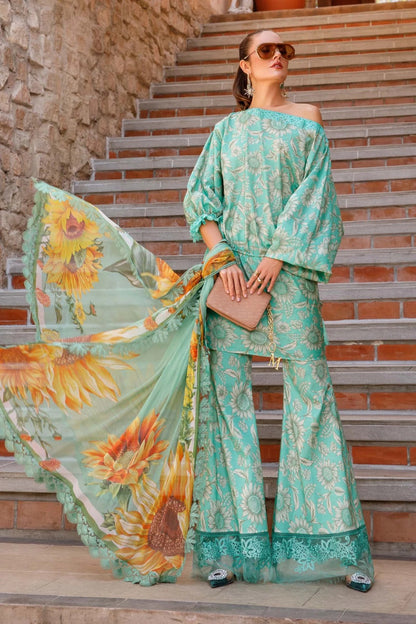 M-Print 05 Lawn Digital Printed Three Piece