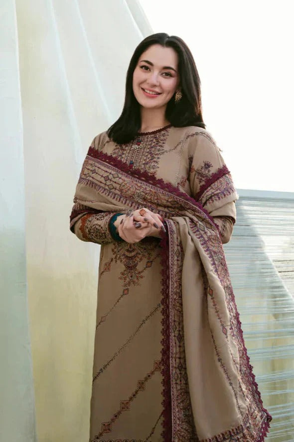 florant Embroidered Dhanak Three Piece FLO-185
