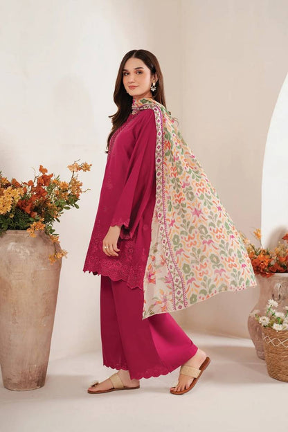 Cross Stitch CS-02 Embroidered Three Piece Lawn Collection