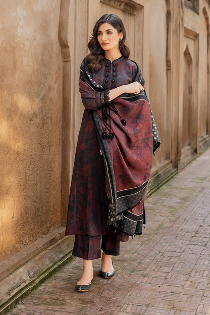 Baroque D-796 Printed three  piece