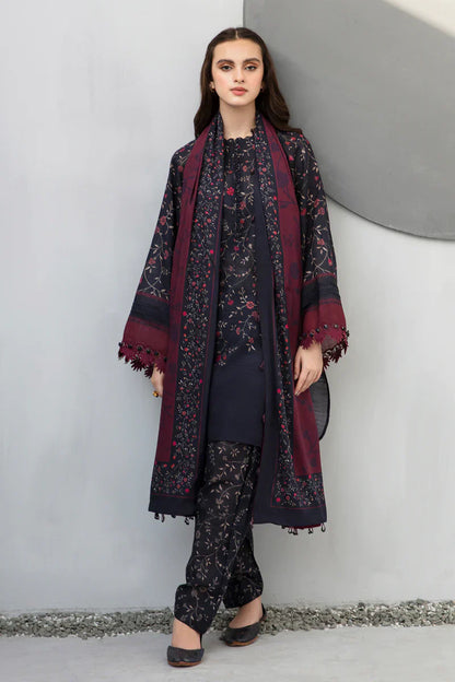 Sapphire D-801 Khaddar Printed 3pc