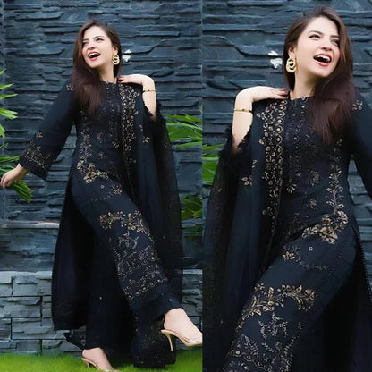 Dananeer-18405 Embroidered lawn 3pc