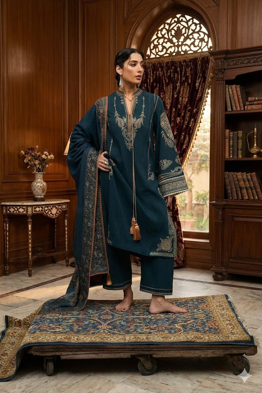 Bareeze Embroidered Three Piece Lawn D-300