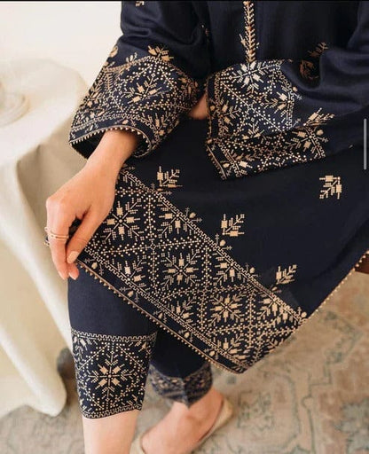 Cross Stitch Embroidered lawn 3pc D-204