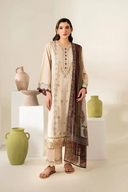 Sapphire D-299 Embroidered Dhanak 3pc