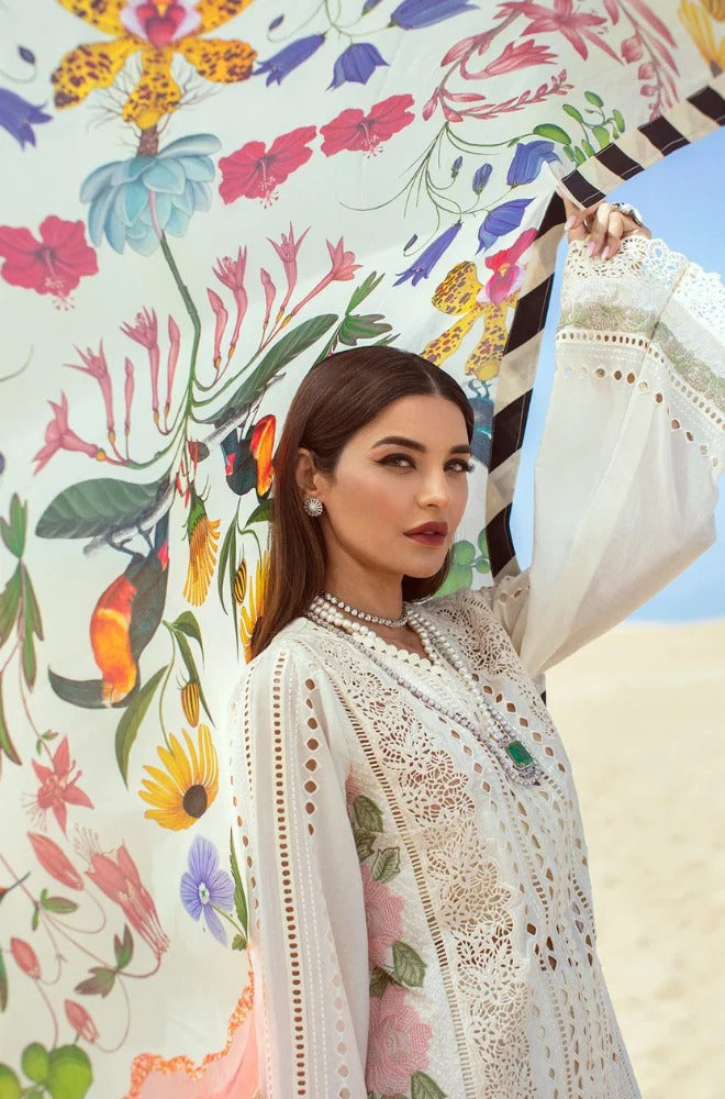Crimson Chikenkari Dhanak Embroidered Winter Collection D-748