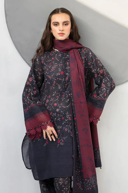 Sapphire D-801 Khaddar Printed 3pc