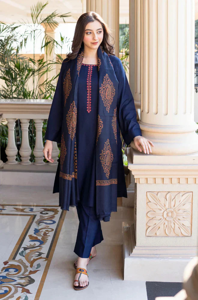 Rivaj 200 Blue Dhanak three piece