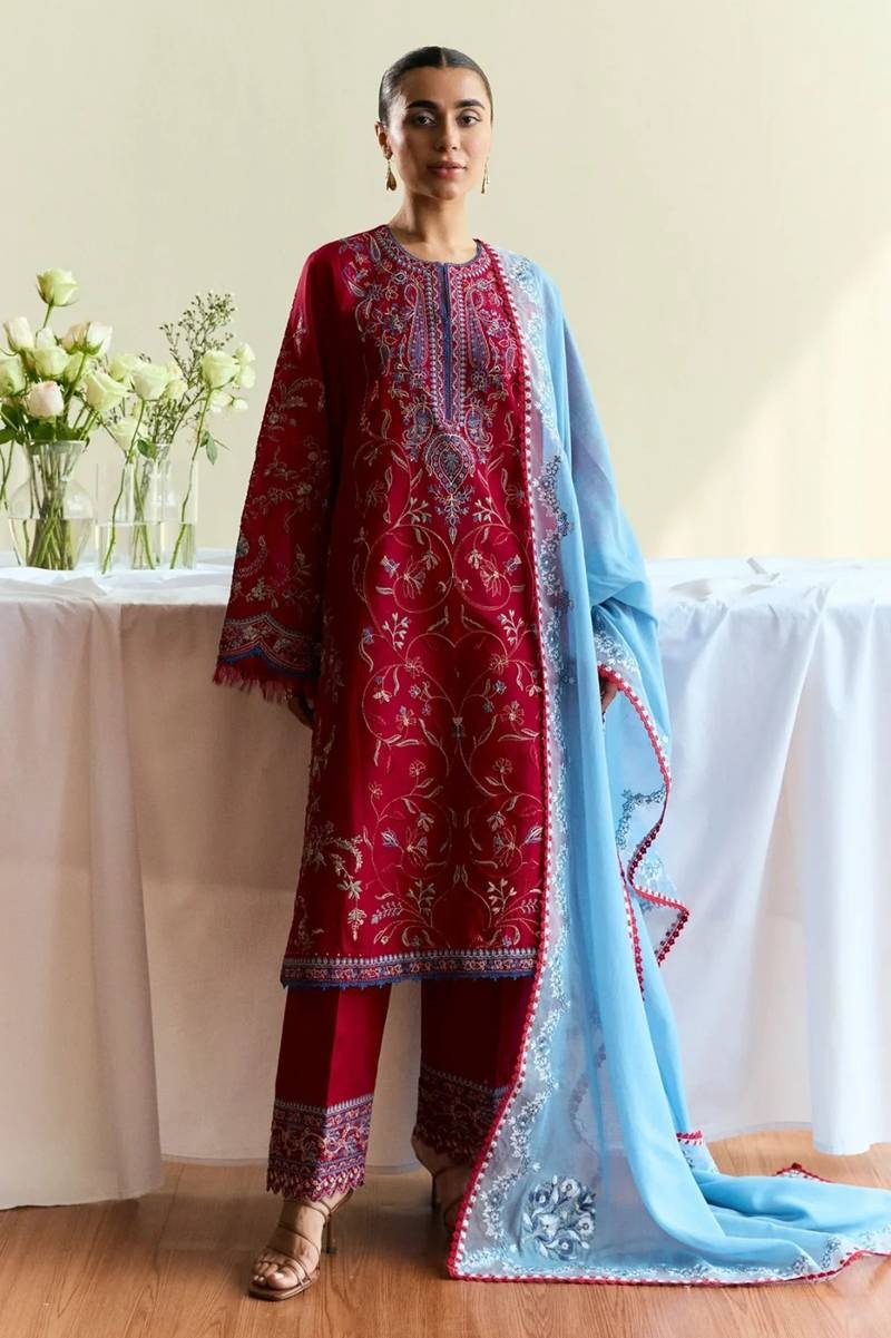 EID Collection COCO Embroidered lawn Three Piece D-2111
