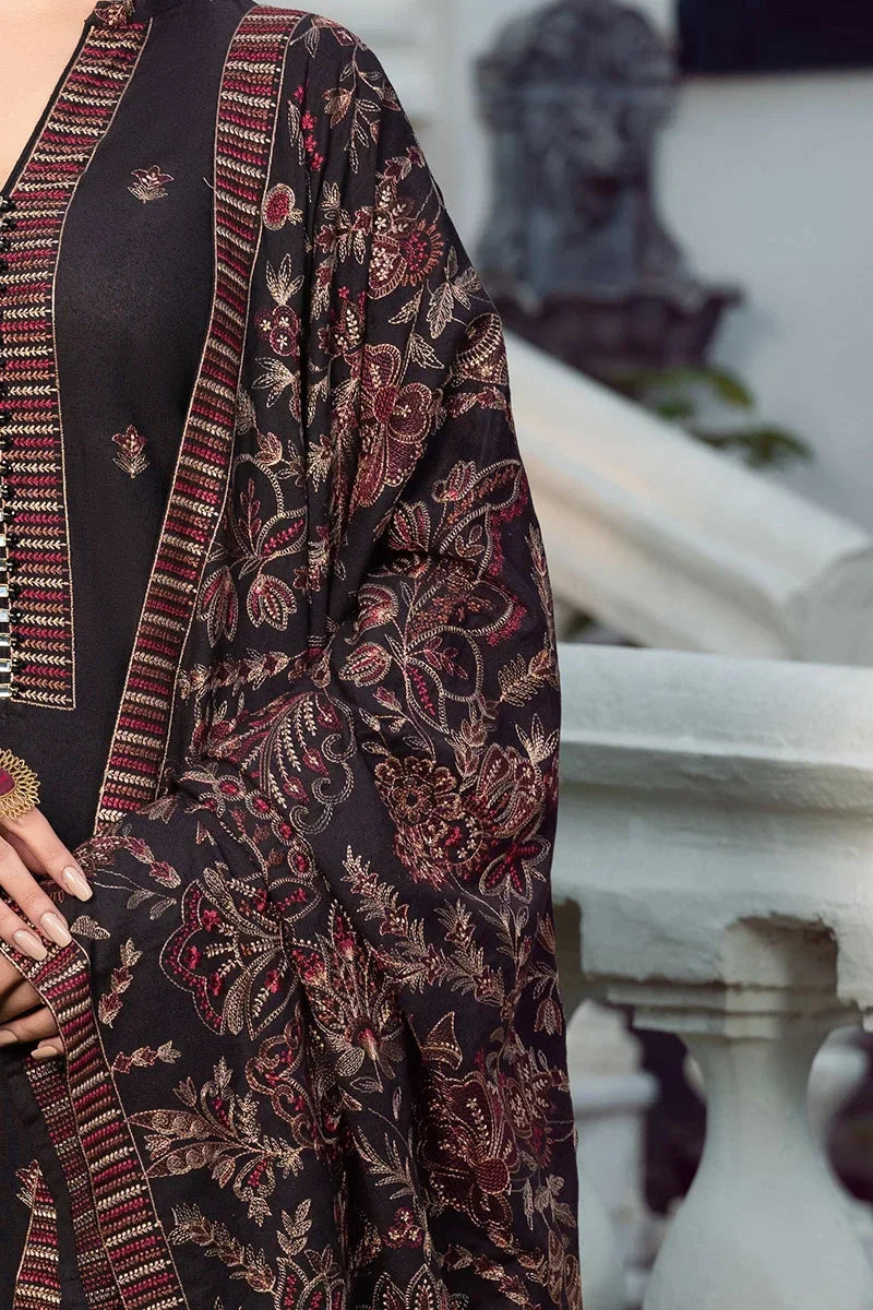 Bareeze D-743 Embroidered Dhanak Three Piece Winter Collection