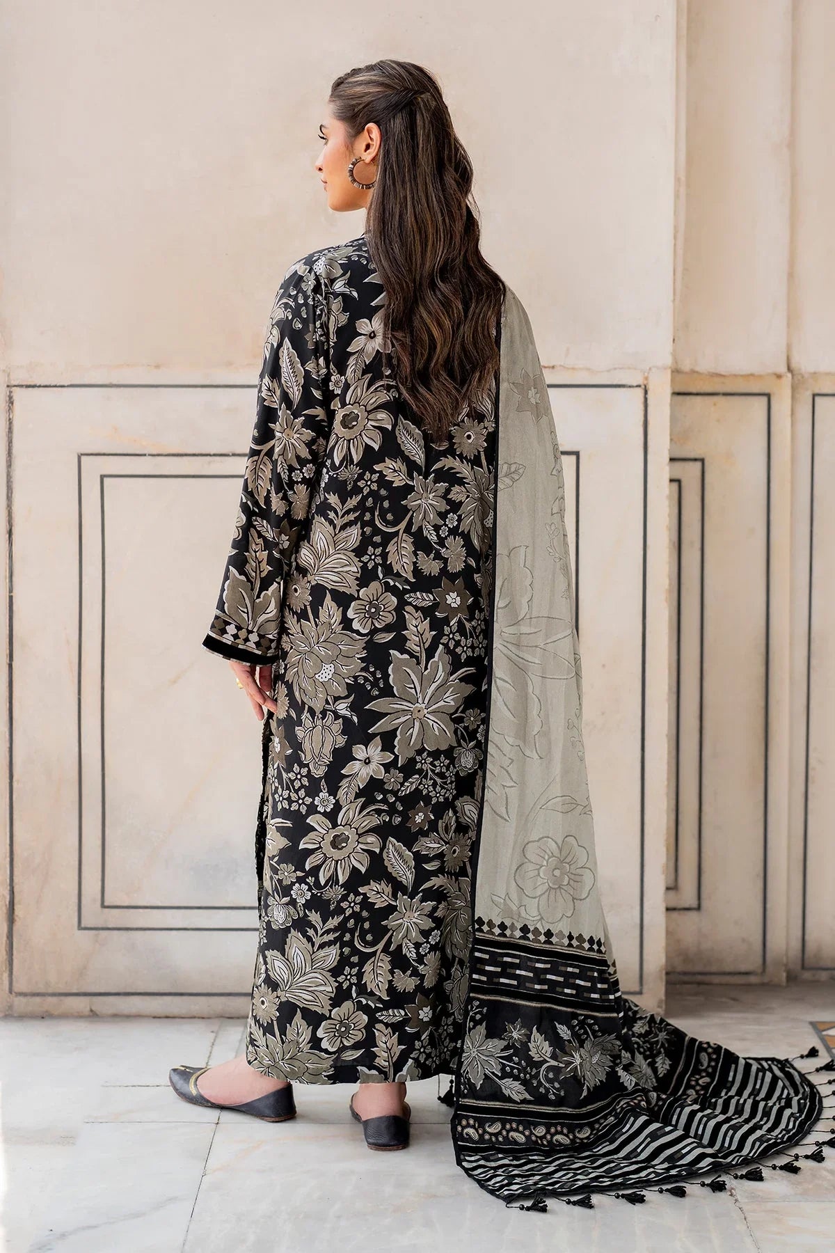 Baroque D-786 Printed three piece suit (Summer)