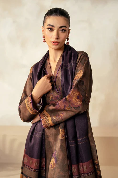 Baroque D-77 Printed three  piece suit