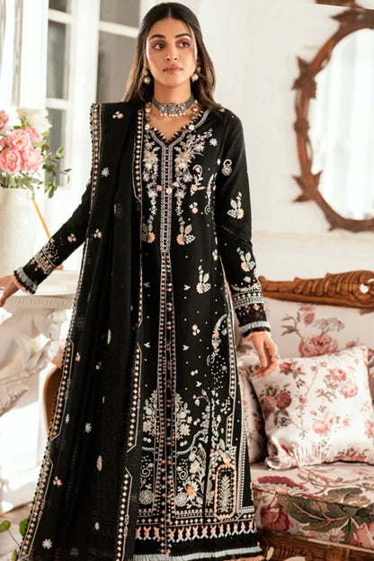 EID Collection Qalamkar Embroidered lawn Three Piece QL-1050