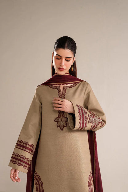Iznik Embroidered lawn Three Piece IZ-93