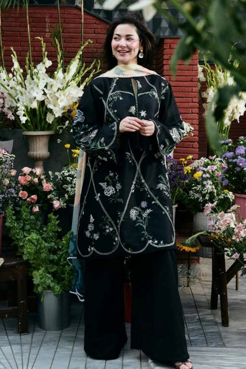 Zarashahjhan Embroidered lawn Three Piece COCO-54