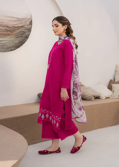 Zarashahjhan Embroidered lawn Three Piece COCO-163 (lawn)