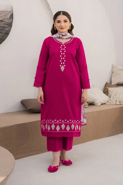 Zarashahjhan Embroidered lawn Three Piece COCO-163 (lawn)