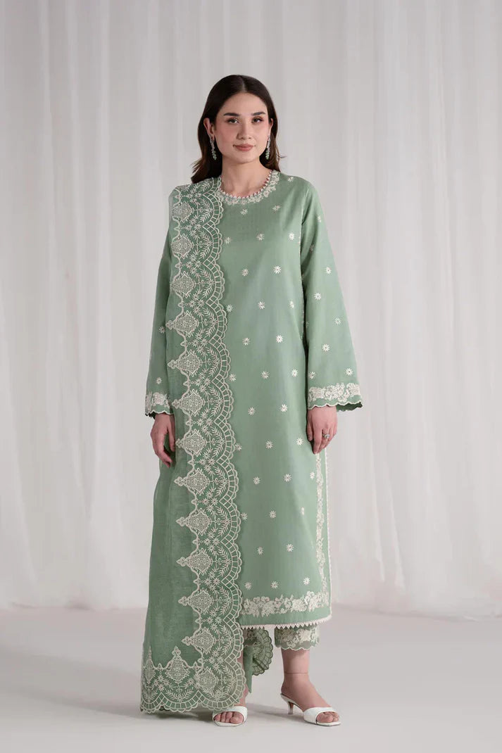 Florant FL-126 Embroidered Lawn 3pc