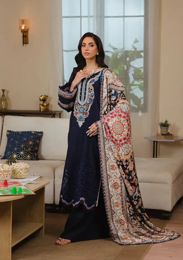 Eid Collection Mahnur D-130 Lawn Embroidered 3Pc
