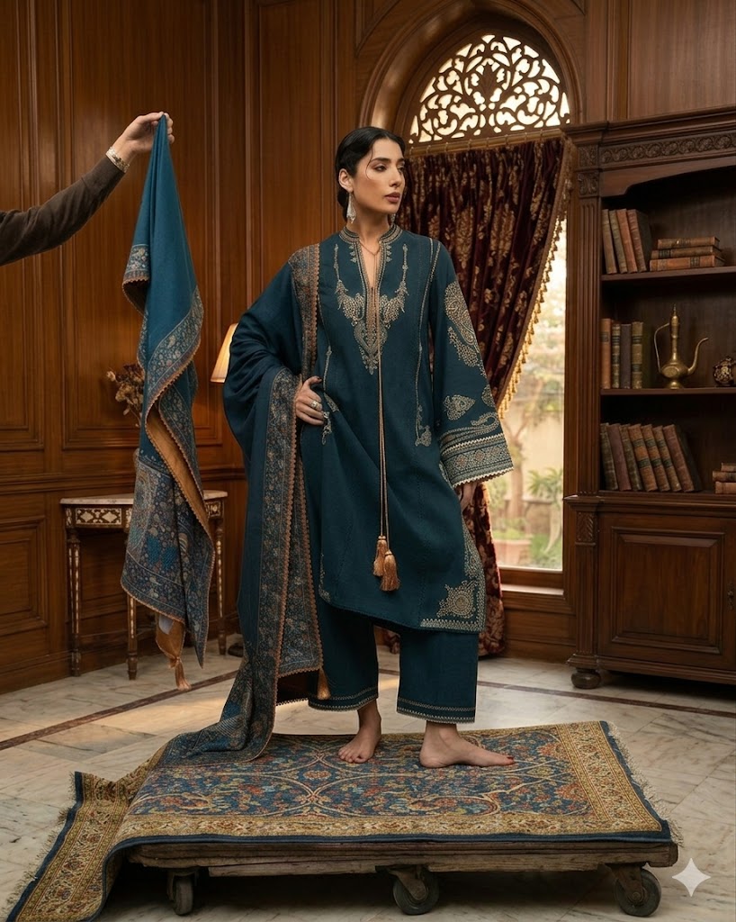 Bareeze Embroidered Three Piece Lawn D-300
