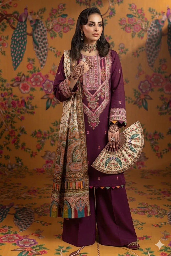 EID Collection COCO Embroidered lawn Three Piece D-270