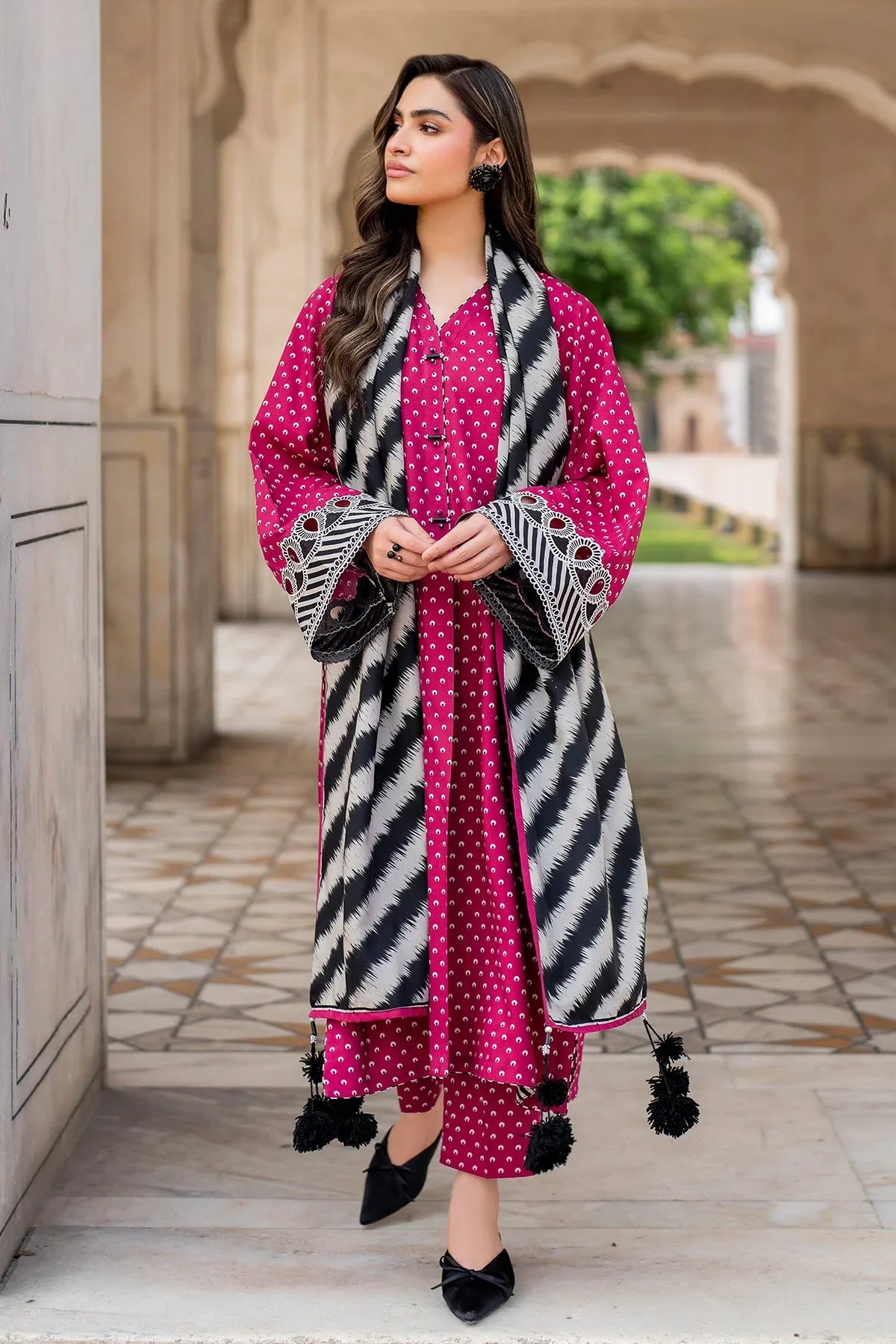 Baroque D-240 Printed three  piece ( winter )