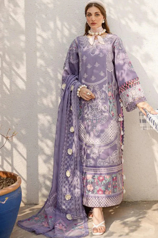 PARISHAY Summer 3PC Lawn Embroidered Suit - PR-283