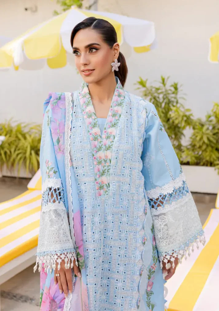 Eid Collection D-253 Lawn Embroidered 3Pc