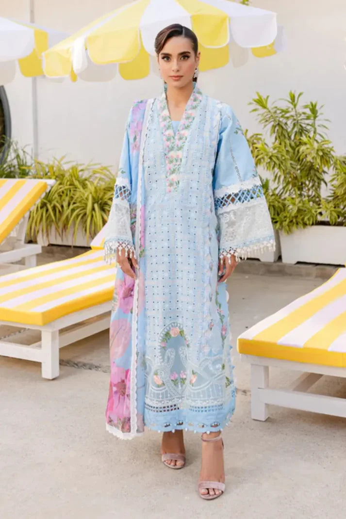 Eid Collection D-253 Lawn Embroidered 3Pc