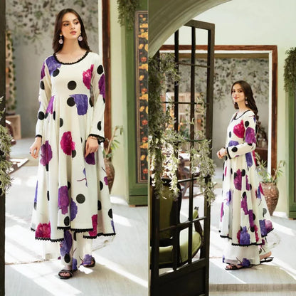 D-827 Silk Printed 3pc Wt Reg