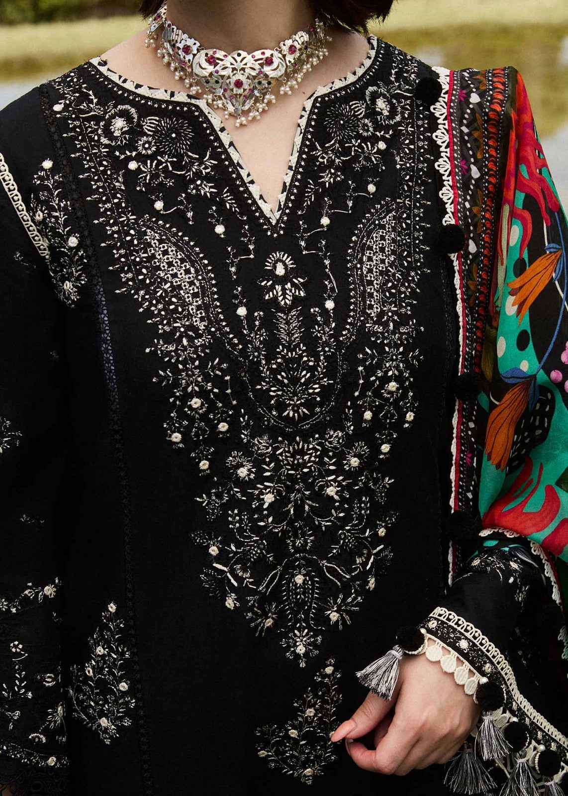 Rivaj Lawn Collection Embroidered lawn Three Piece D-272