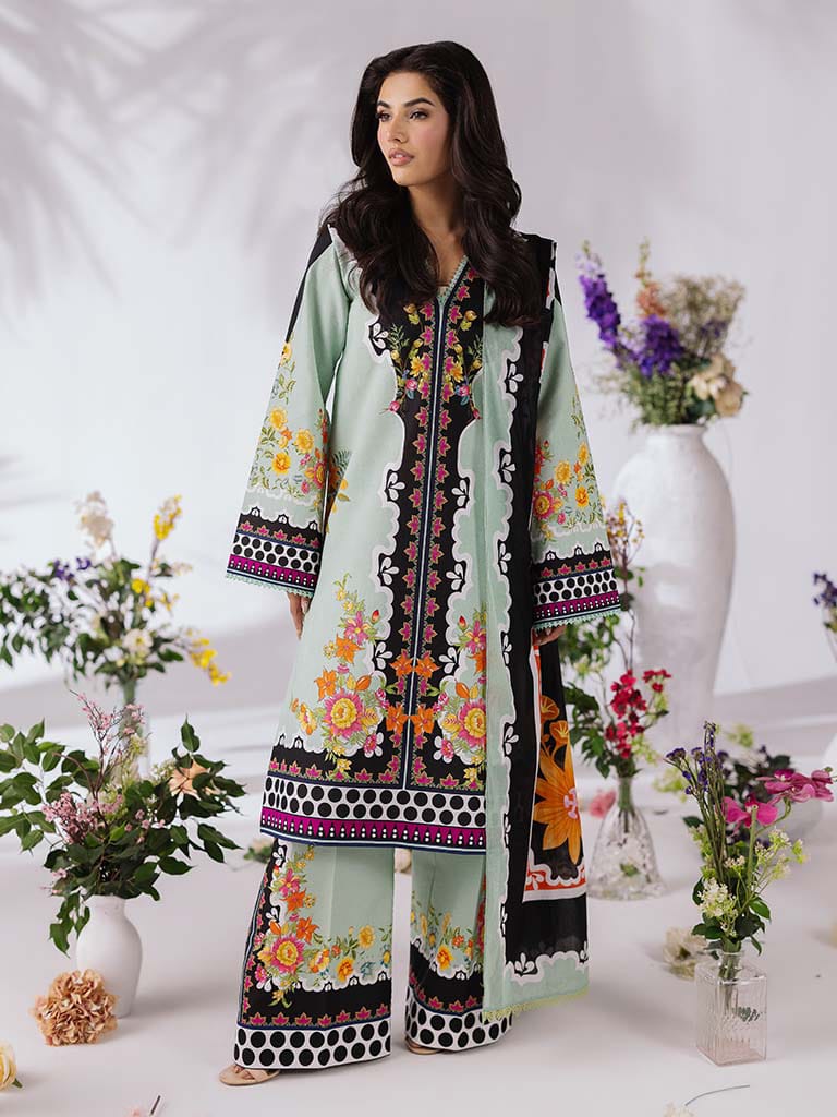 COCO BY ZARA SHAHJAHAN Printed three piece suit 9