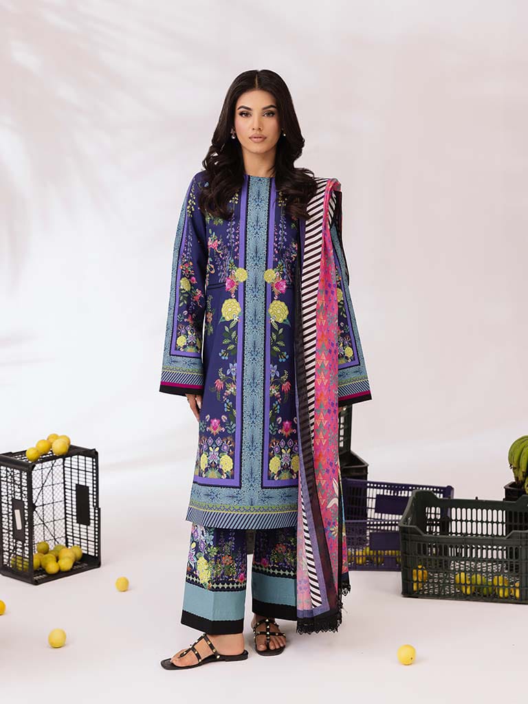 COCO BY ZARA SHAHJAHAN Printed three piece suit 3