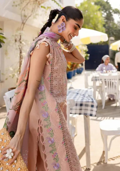 Parishay Lawn Chicken-Kari Embroidered Three Piece PR-254Embroidered lawn Chicken-Karii