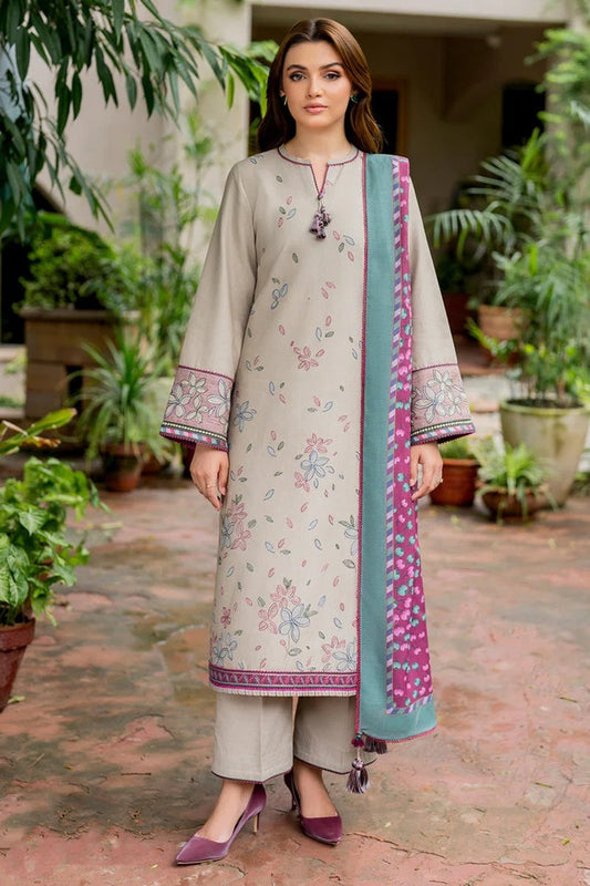 jazmin Embroidered lawn Three Piece JZ-35