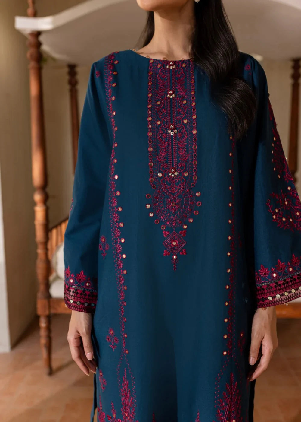 femalechoice Fcc-201 Blue Dhanak two piece
