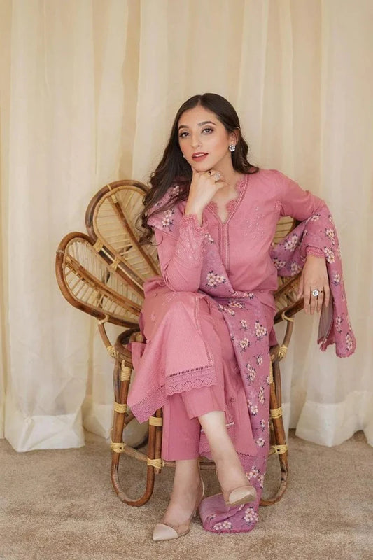 Sapphire SPW-437 Embroidered Dhanak 3pc