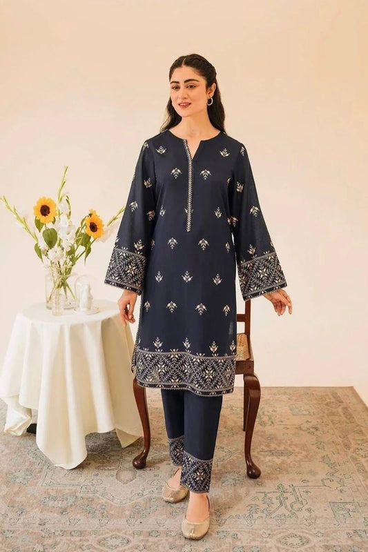 Cross Stitch Embroidered lawn 3pc D-204